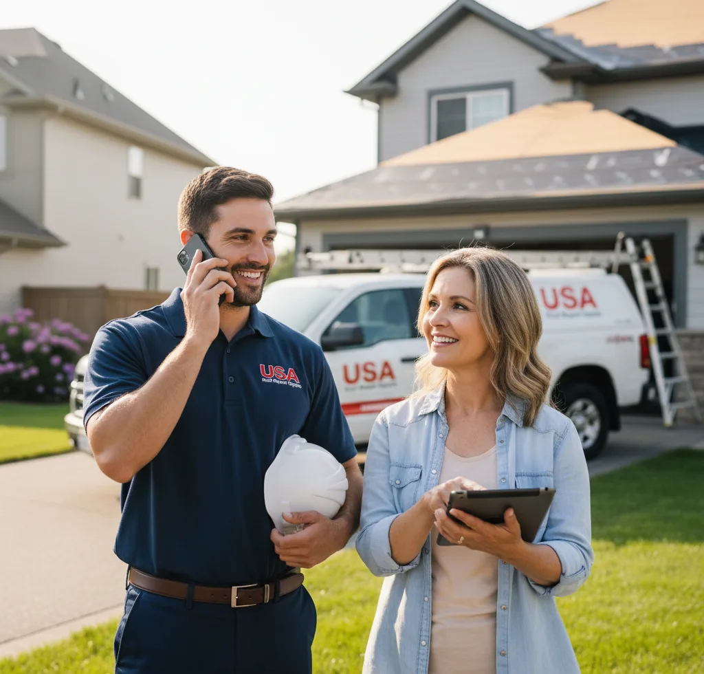 USA Roof Repair Experts customer support in Hammond